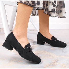 Zapatos tacón ante negro Vinceza 10869 5