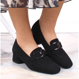 Zapatos tacón ante negro Vinceza 10869 6