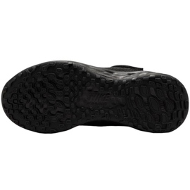 Nike Revolution 6 Jr DD1095 001 zapatos negro 7