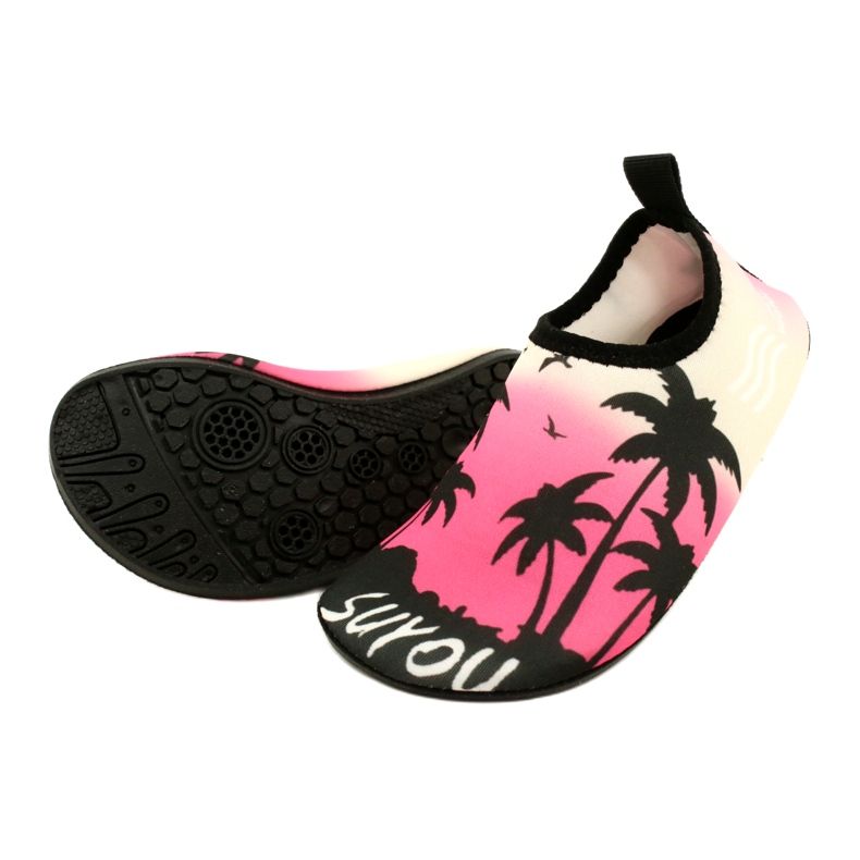 Zapatillas de agua ProWater neopreno rosa-negro rosado 3 Zapatillas de agua ProWater neopreno rosa-negro rosado 3