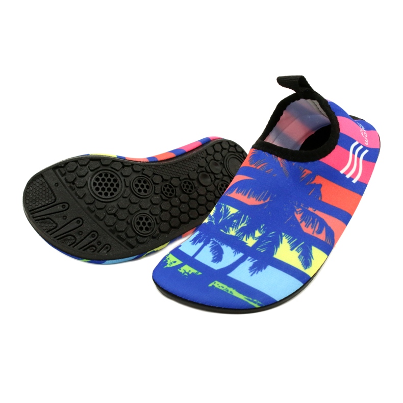 Zapatillas de agua ProWater neopreno azul 3