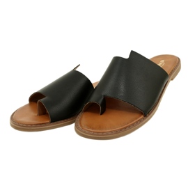 Evento Black Flip-Flops Women's Flip-Flops Evalo 22SD35-4586 Negro 2