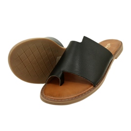 Evento Black Flip-Flops Women's Flip-Flops Evalo 22SD35-4586 Negro 3