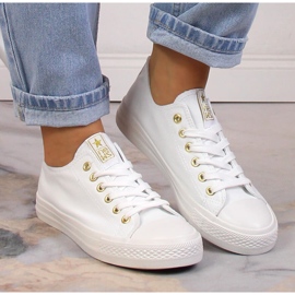 Deportivas bajas NEWS mujer blancas blanco 8