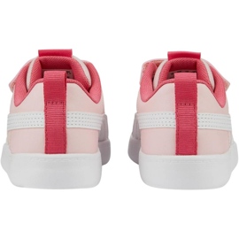 Zapatillas Puma Courtflex v2 V Ps 371543 25 rosado 3