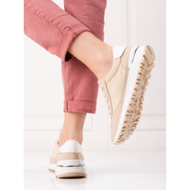 Deportivas ligeras mujer Shelovet beige 3