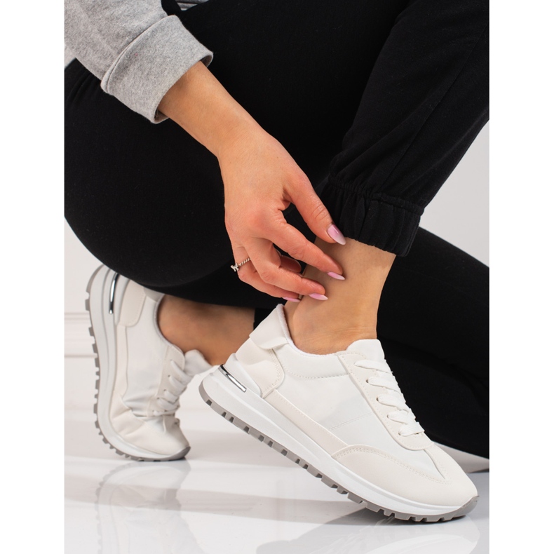 Deportivas mujer Shelovet light blancas blanco 2