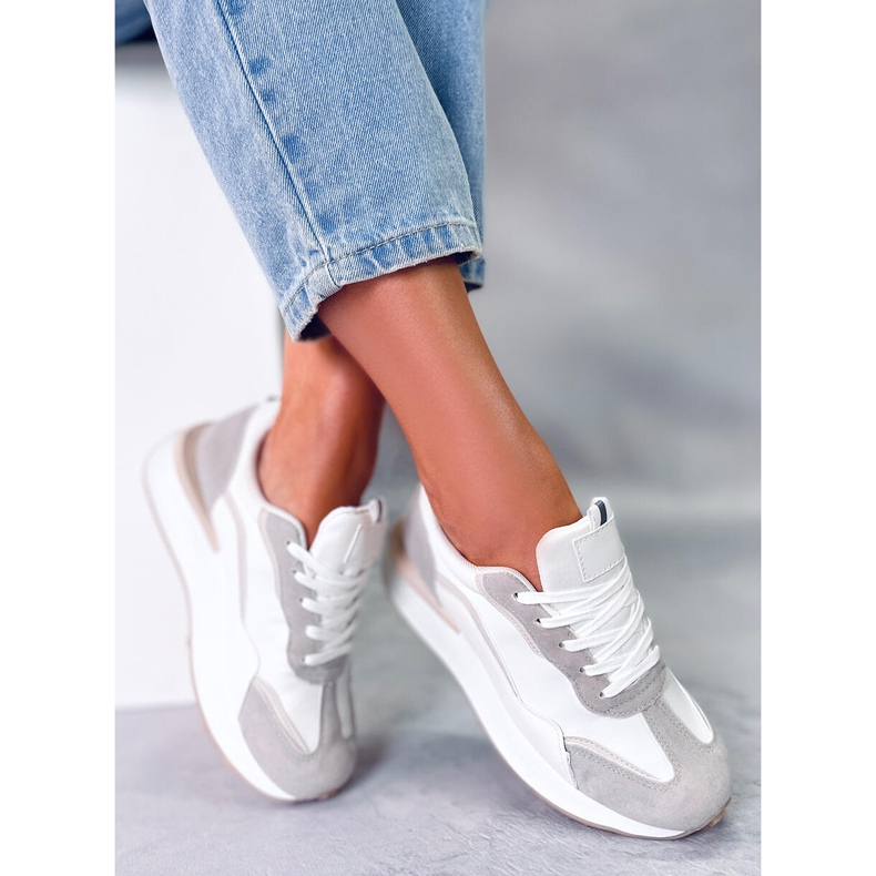 PA1 Deportivas mujer Mabel BLANCO/BEIGE/GRIS 2