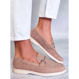 PA1 Mocasines mujer Milva Caqui beige 3