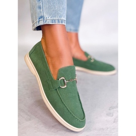 PA1 Mocasines mujer Milva Verde 1