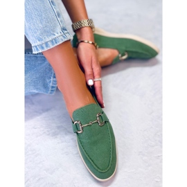 PA1 Mocasines mujer Milva Verde 5