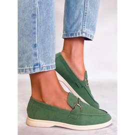 PA1 Mocasines mujer Milva Verde 2