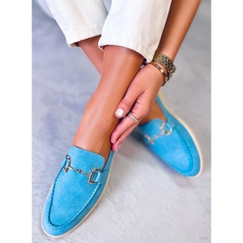 PA1 Mocasines mujer Milva Azul 4