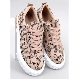 Deportivas Mujer Navas Comic Beige 4