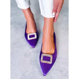 PA1 Bailarinas elegantes con piedras Lorella Purple violeta 5