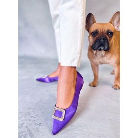 PA1 Bailarinas elegantes con piedras Lorella Purple violeta 1