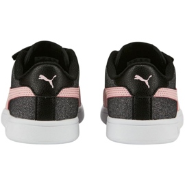 Zapatos Puma Smash v2 Glitz Glam V Ps Jr 367378 30 negro 3