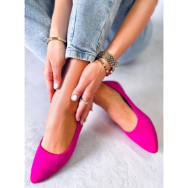 BM Bailarinas Keys Plantilla Piel Fucsia rosado 3