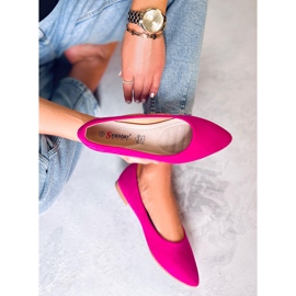 BM Bailarinas Keys Plantilla Piel Fucsia rosado 5