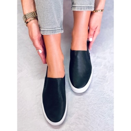 BM Zapatillas slip-on de mujer Diaz Black negro 5
