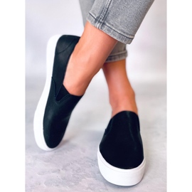 BM Zapatillas slip-on de mujer Diaz Black negro 2