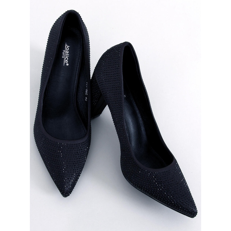 BM Zapatos de salón negros con cuentas Marisa 1