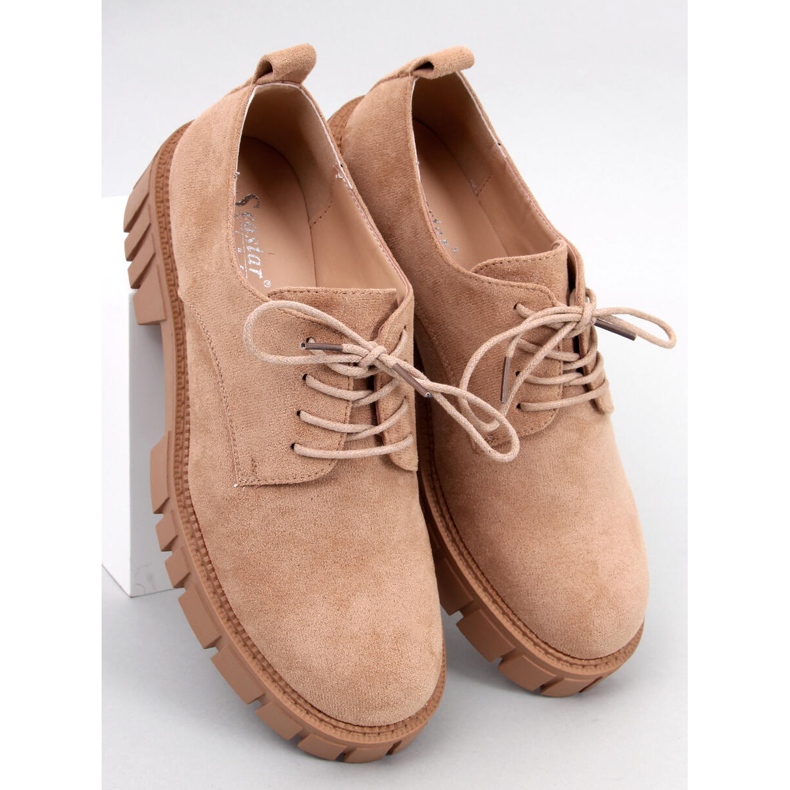 BM Mocasín plataforma ante Kaki Amparo beige caqui 2