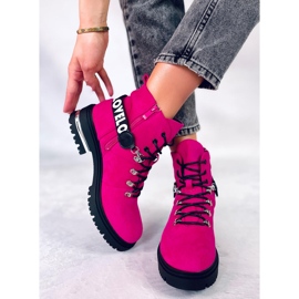 BM Botas Trapper Mujer Nerea Fucsia rosa 1