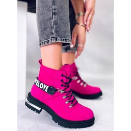BM Botas Trapper Mujer Nerea Fucsia rosado 4