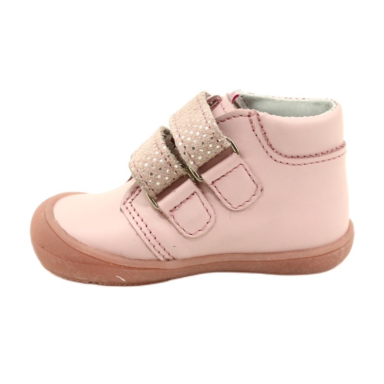 Botines velcros Mazurek 1341 Corazón Rosa Glitter 1