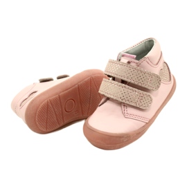 Botines velcros Mazurek 1341 Corazón Rosa Glitter 4