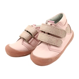 Botines velcros Mazurek 1341 Corazón Rosa Glitter 2