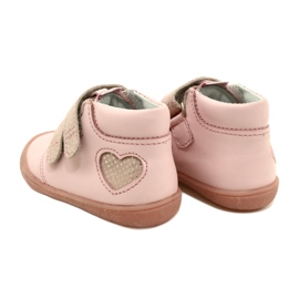 Botines velcros Mazurek 1341 Corazón Rosa Glitter 5