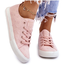 Zapatillas Mujer Big Star Bordadas LL274224 Rosa rosado 12