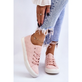 Zapatillas Mujer Big Star Bordadas LL274224 Rosa rosado 3