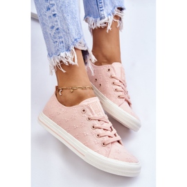 Zapatillas Mujer Big Star Bordadas LL274224 Rosa rosado 10