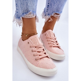 Zapatillas Mujer Big Star Bordadas LL274224 Rosa rosado 6