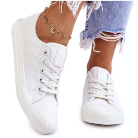Sneakers Mujer Big Star Bordado LL274223 Blanco 10