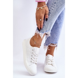 Sneakers Mujer Big Star Bordado LL274223 Blanco 2