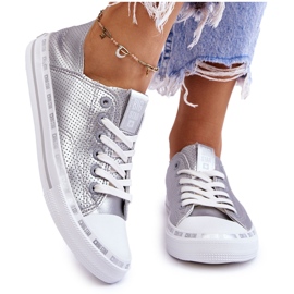 Sneakers Mujer Piel Bajas Big Star LL274016 Plata 10