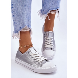 Sneakers Mujer Piel Bajas Big Star LL274016 Plata 3
