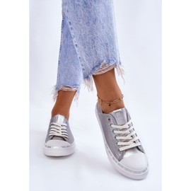 Sneakers Mujer Piel Bajas Big Star LL274016 Plata 7
