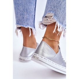 Sneakers Mujer Piel Bajas Big Star LL274016 Plata 8