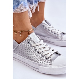 Sneakers Mujer Piel Bajas Big Star LL274016 Plata 4