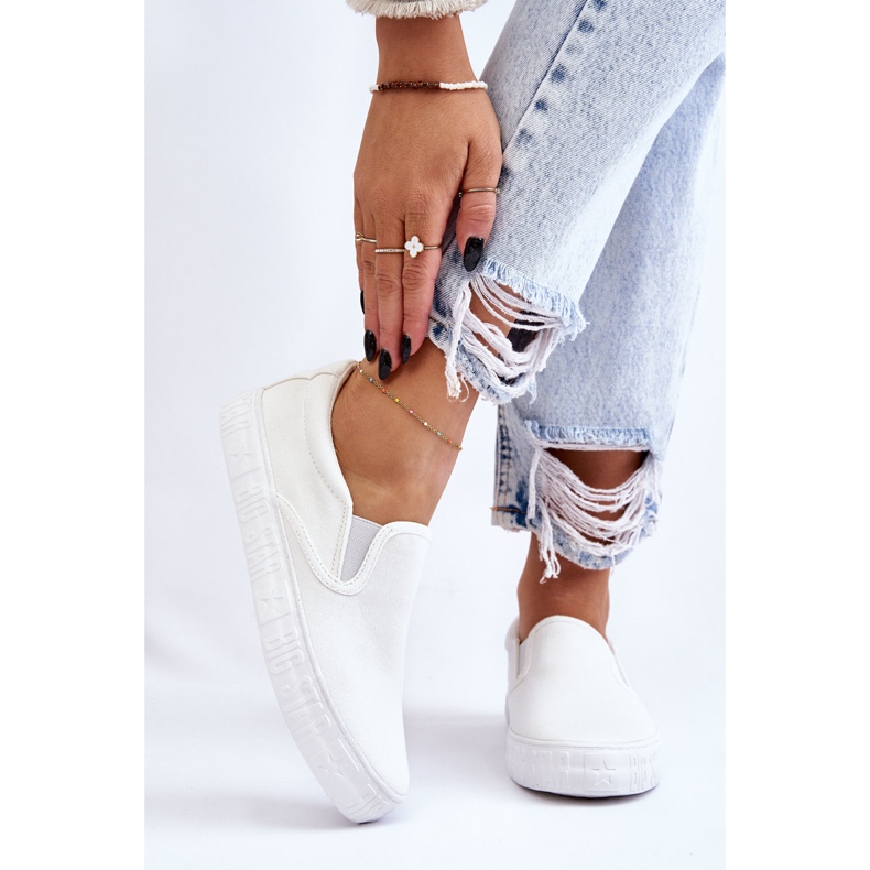Zapatillas de Mujer Slip-On Big Star LL274389 Blanco 1