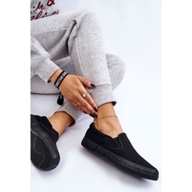 Zapatillas de Mujer Slip-On Big Star LL274392 Negro 6