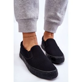 Zapatillas de Mujer Slip-On Big Star LL274392 Negro 3