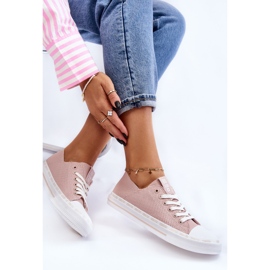 Sneakers Mujer Piel Bajas Big Star LL274015 Rosa rosado 9