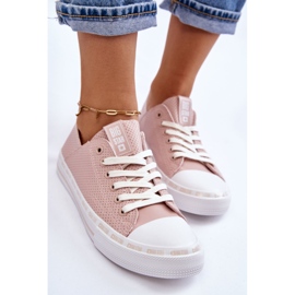 Sneakers Mujer Piel Bajas Big Star LL274015 Rosa rosado 5