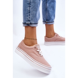 Sneakers Mujer Plataforma Big Star LL274229 Rosa rosado 5